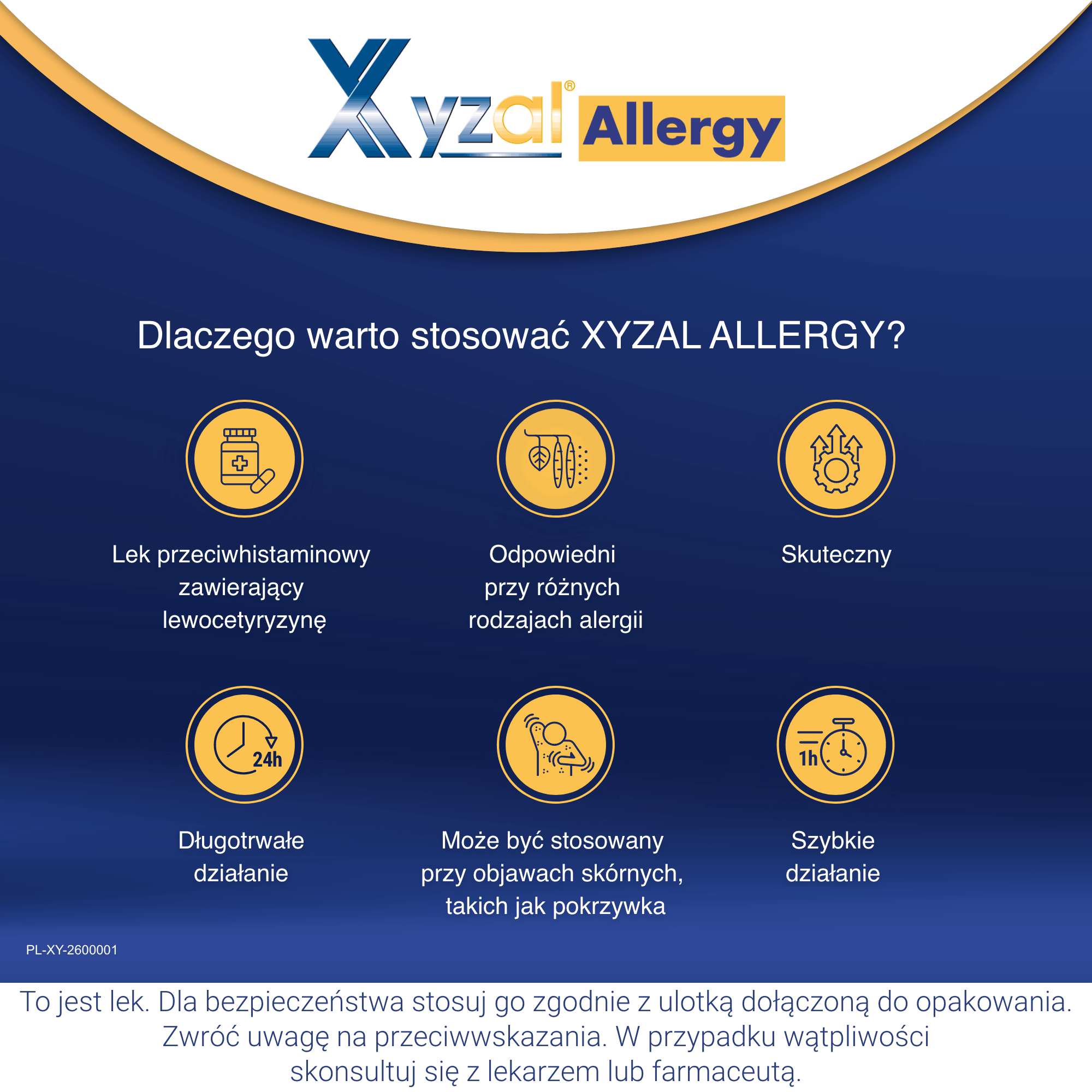 Xyzal Allergy 5 mg, tabletki, 10 sztuk