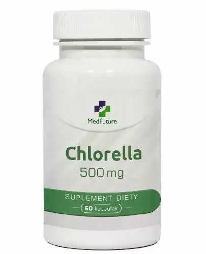 MedFuture Chlorella 500 mg 60 kapsułek zdjęcie