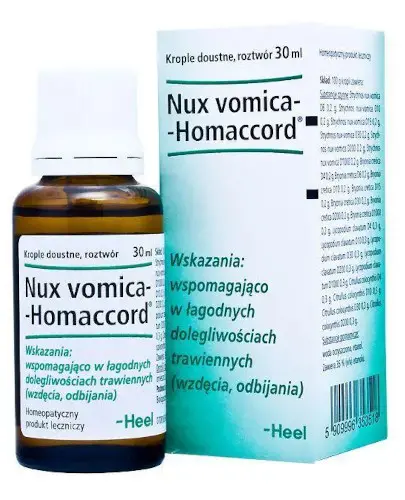 Heel Nux vomica - Homaccord, krople doustne, 30 ml zdjęcie