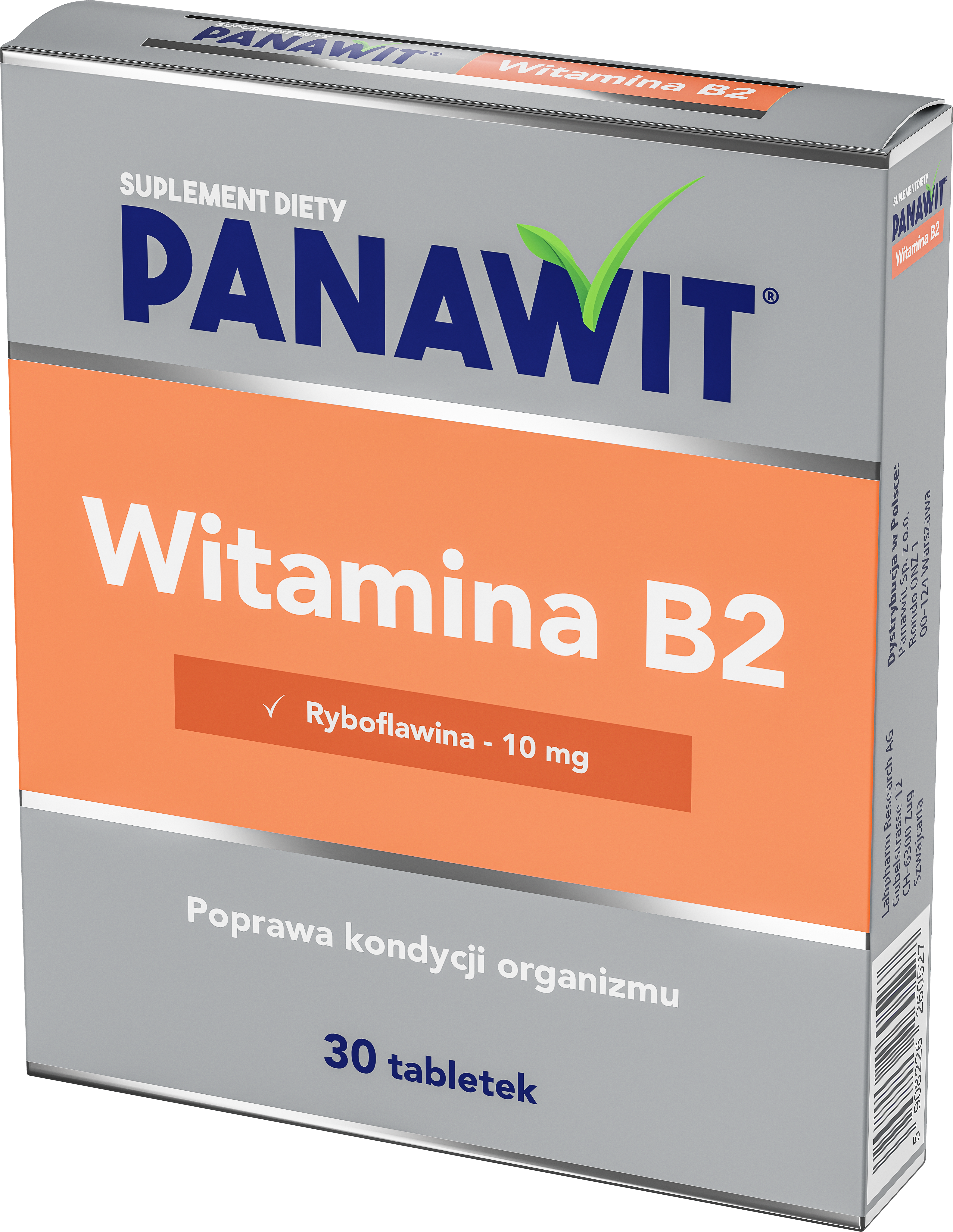 Panawit Witamina B2, tabletki, 30 sztuk