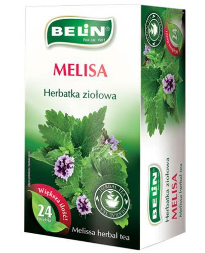 Belin Herbatka ziołowa melisa, 24 x 1,5 g, cena, wskazania, właściwości zdjęcie
