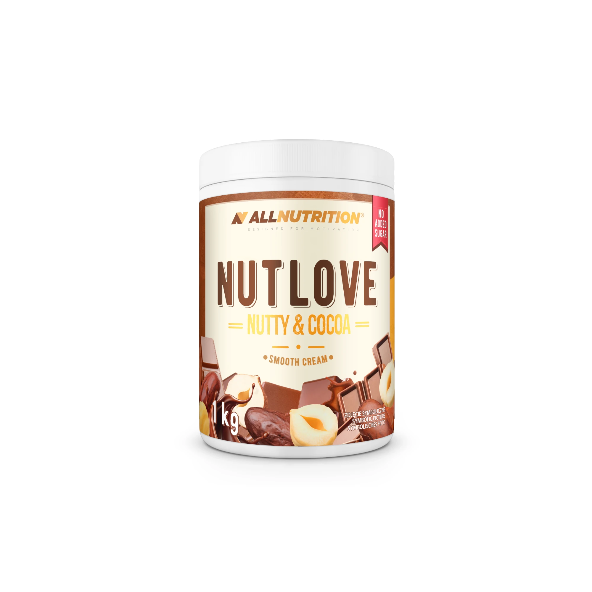 Allnutrition Nutlove Nutty&Cocoa Smooth Cream, 1000 g zdjęcie