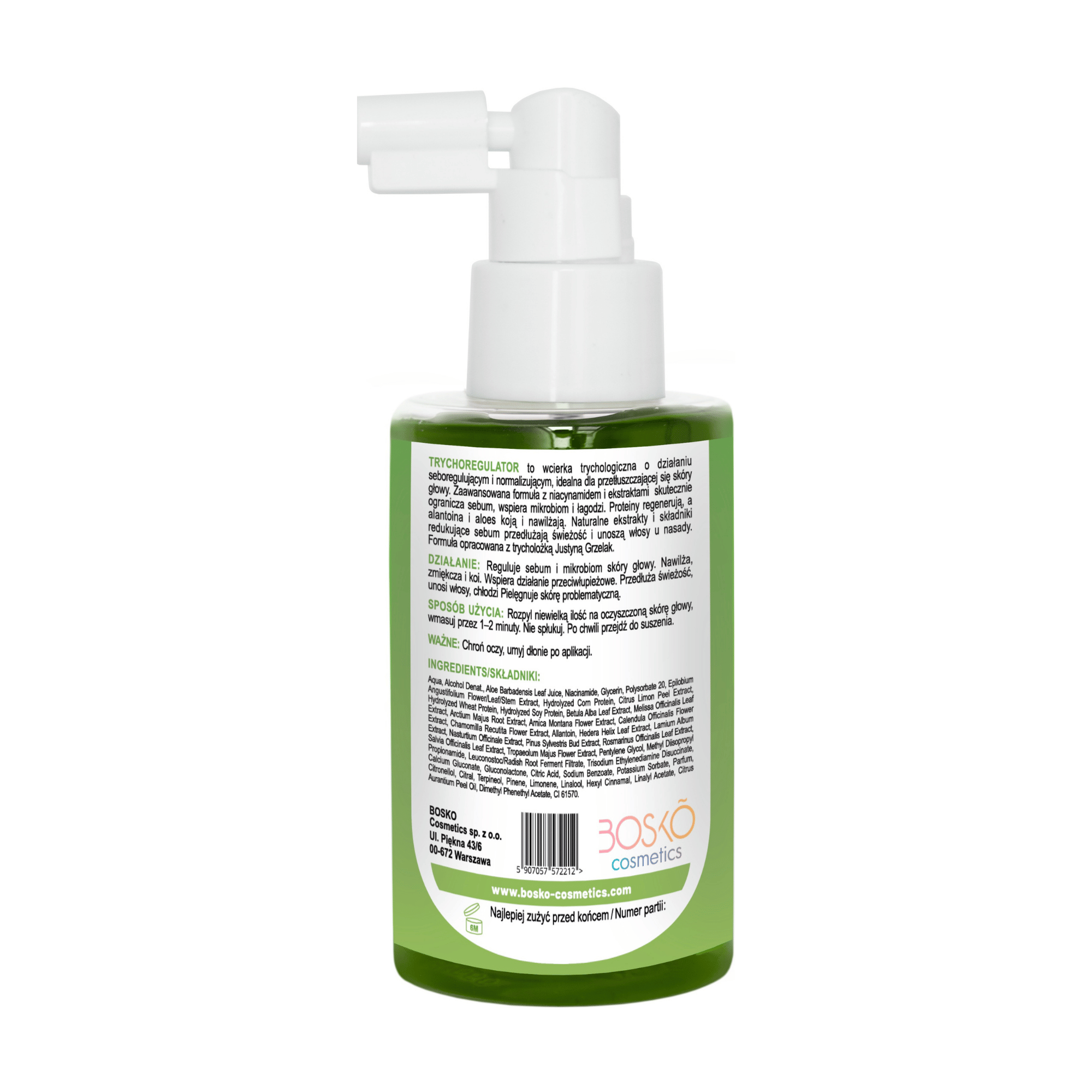 Bosko Trychoregulator wcierka seboregulująca, 125 ml
