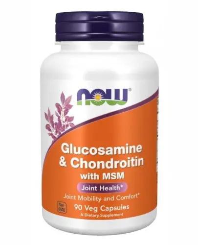 NOW Foods Glucosamine & Chondroitin MSM 90 kapsułek zdjęcie
