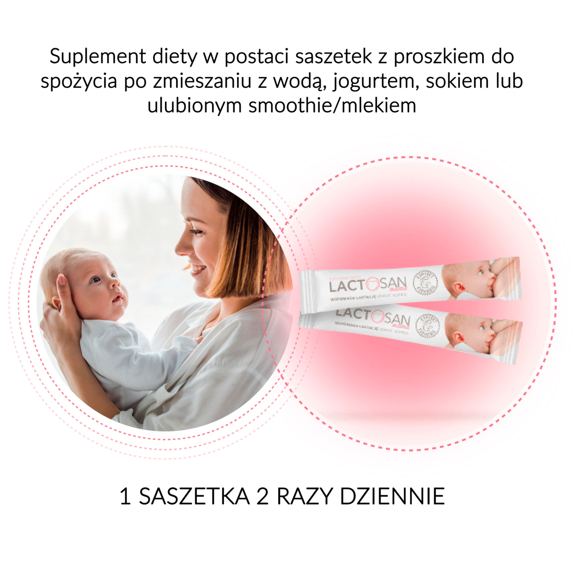 Lactosan Mama wspomaga laktację 14 saszetek
