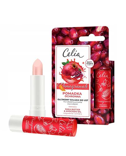 Celia Pomergranate Pomadka ochronna Olejkowy balsam do ust, 1 szt. zdjęcie