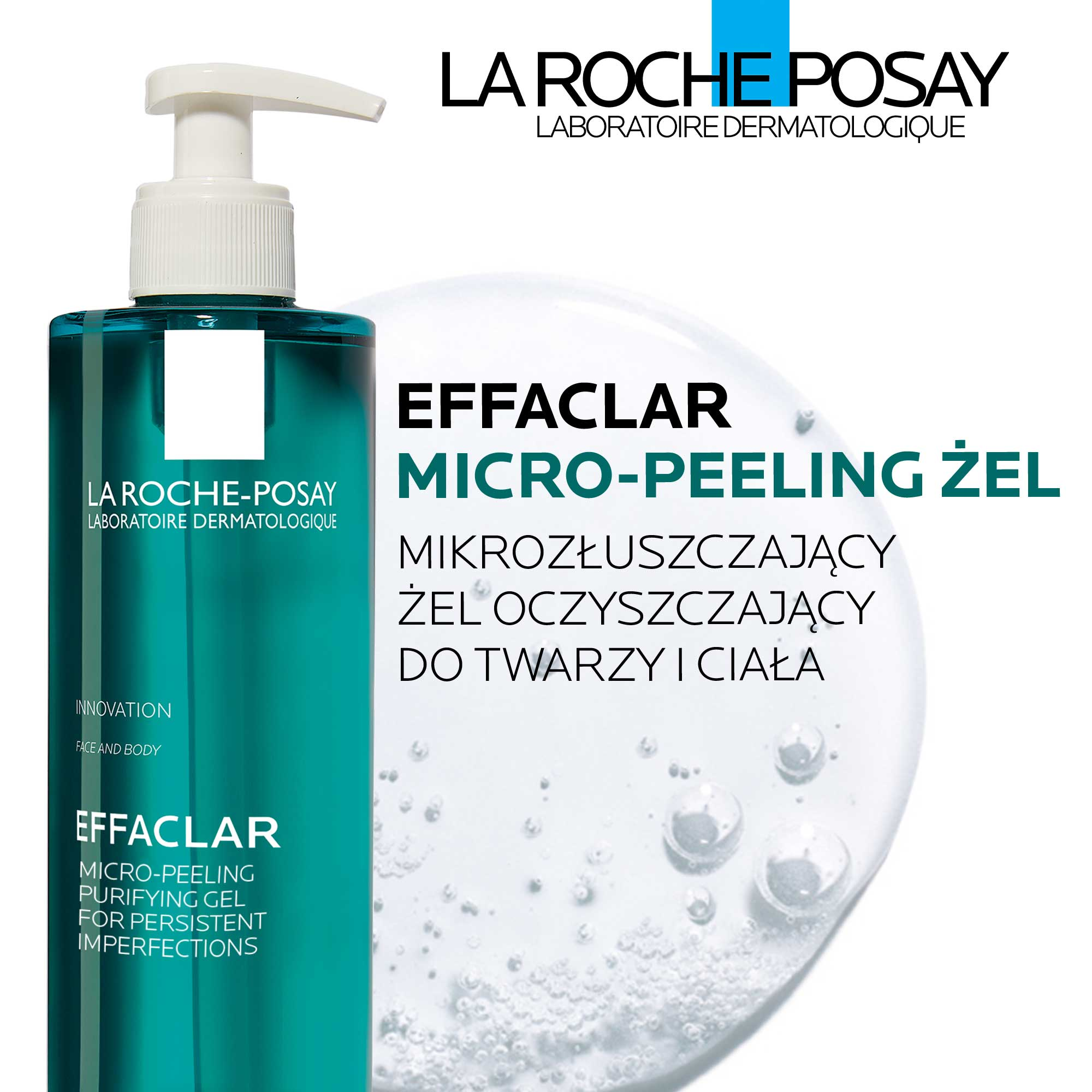 La Roche-Posay Effaclar Micro-Peeling, żel, 400 ml