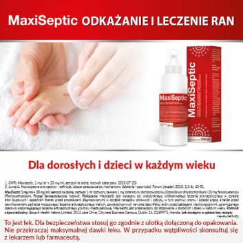 MAXISEPTIC Aerozol na skórę - 250 ml