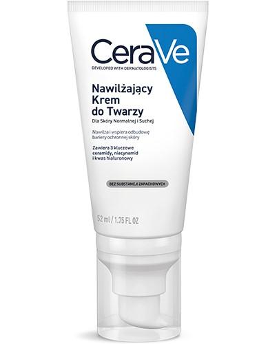 CeraVe, nawilżający krem do twarzy dla skóry normalnej i suchej, 52 ml zdjęcie