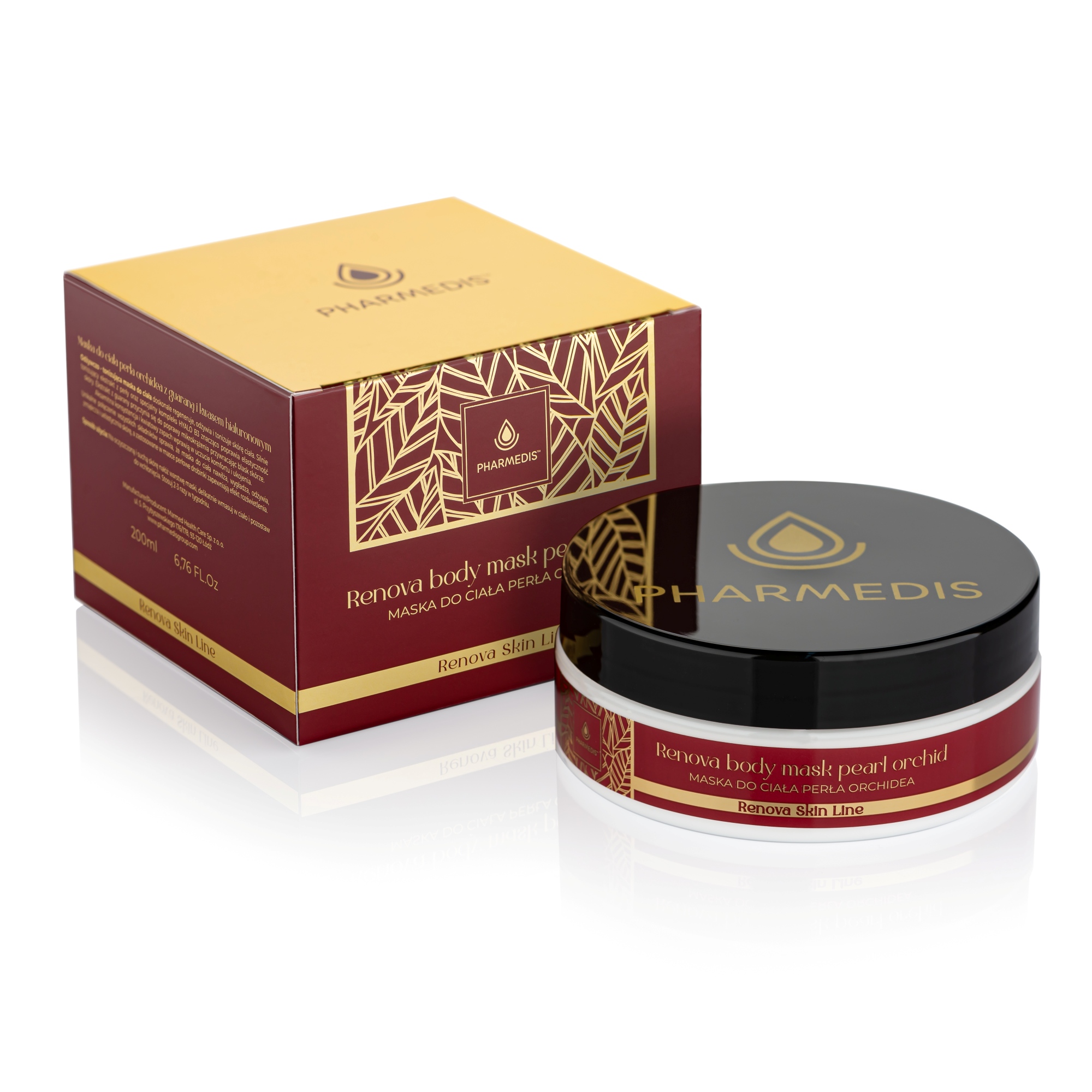 Pharmedis Renova Body Mask Pearl Orchid, Maska do ciała perła orchidea, 200 ml zdjęcie