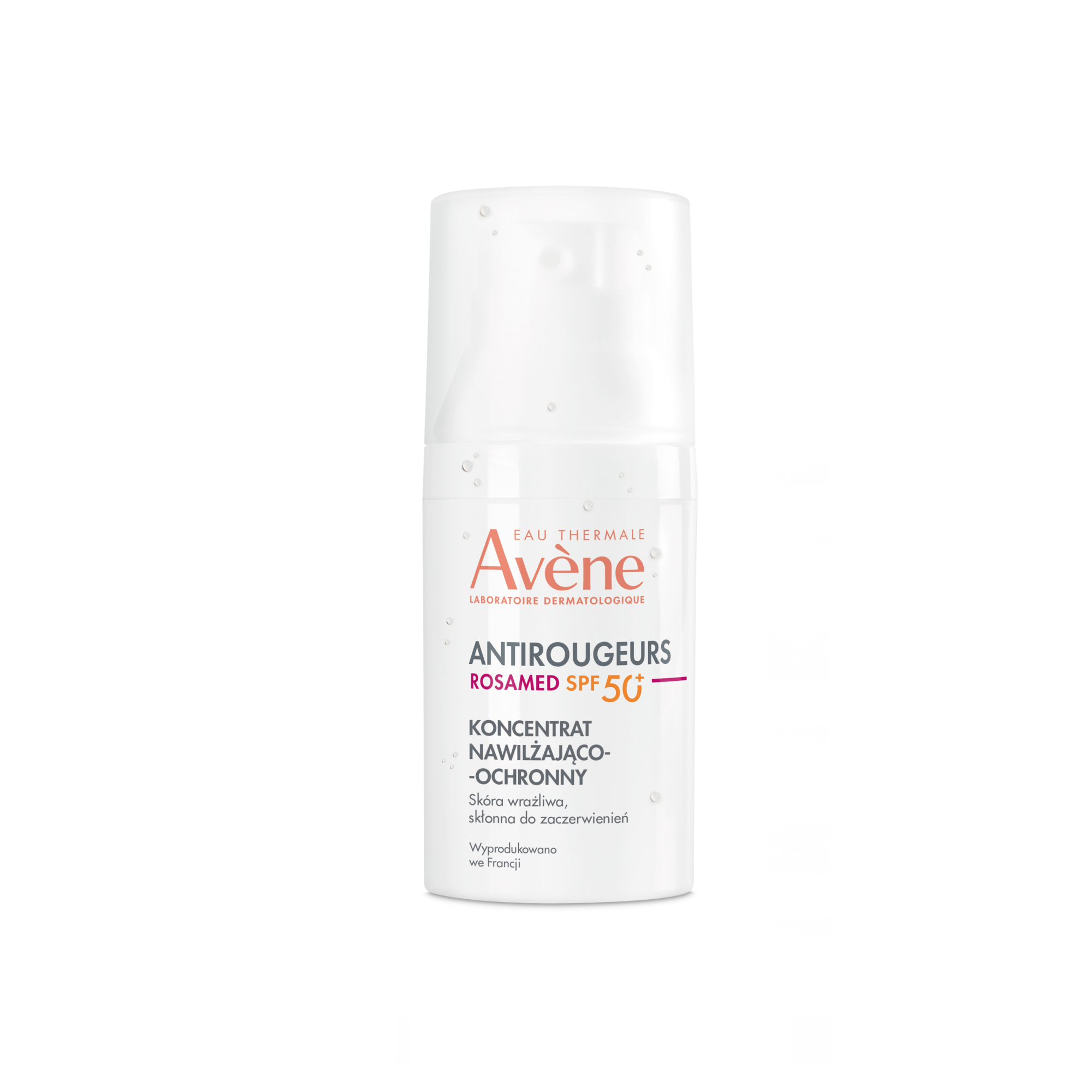 Avene Antirougeurs Rosamed, Koncentrat nawilżająco-ochronny SPF 50+, 30 ml zdjęcie