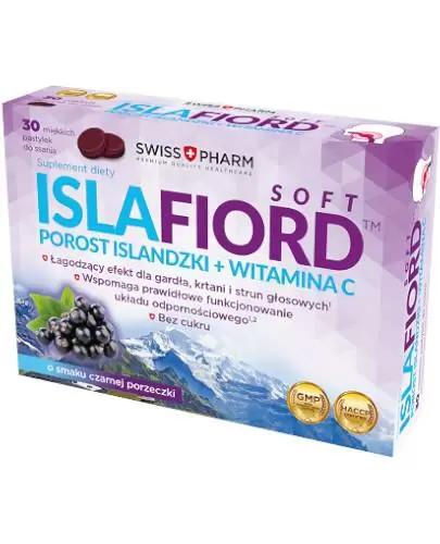 Islafiord Soft - 30 past. do ssania Na gardło - cenna, opinie, właściwości  zdjęcie