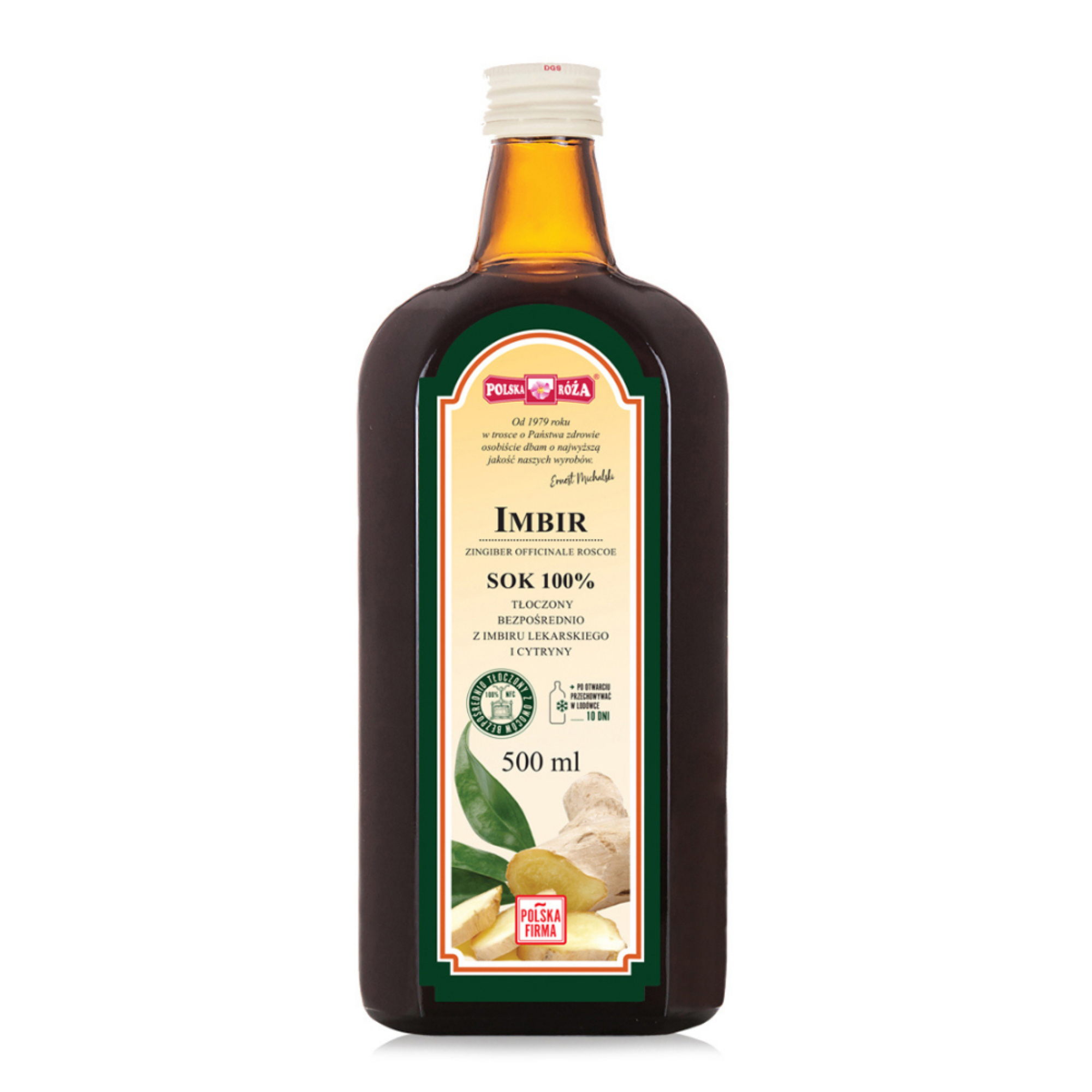 Polska Róża, Sok imbir, 500 ml zdjęcie
