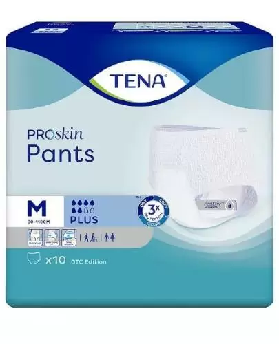 Tena ProSkin Pants Plus majtki chłonne rozmiar M, 10 sztuk zdjęcie