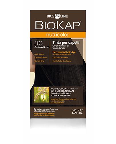 BioKap Nutricolor Farba do włosów 3.0 Ciemny Brąz - 140 ml - cena, opinie, właściwości  zdjęcie