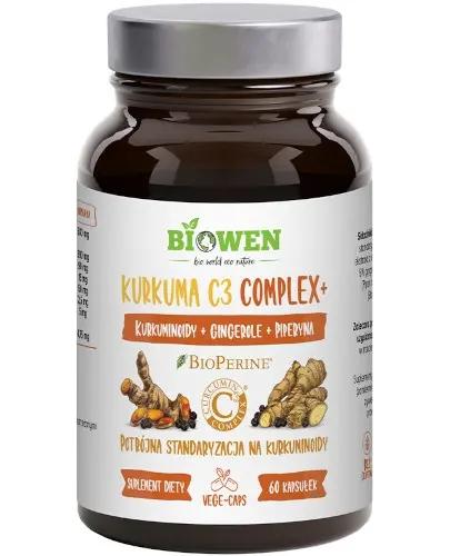 Biowen Kurkuma C3 Complex+ 60 kapsułek zdjęcie