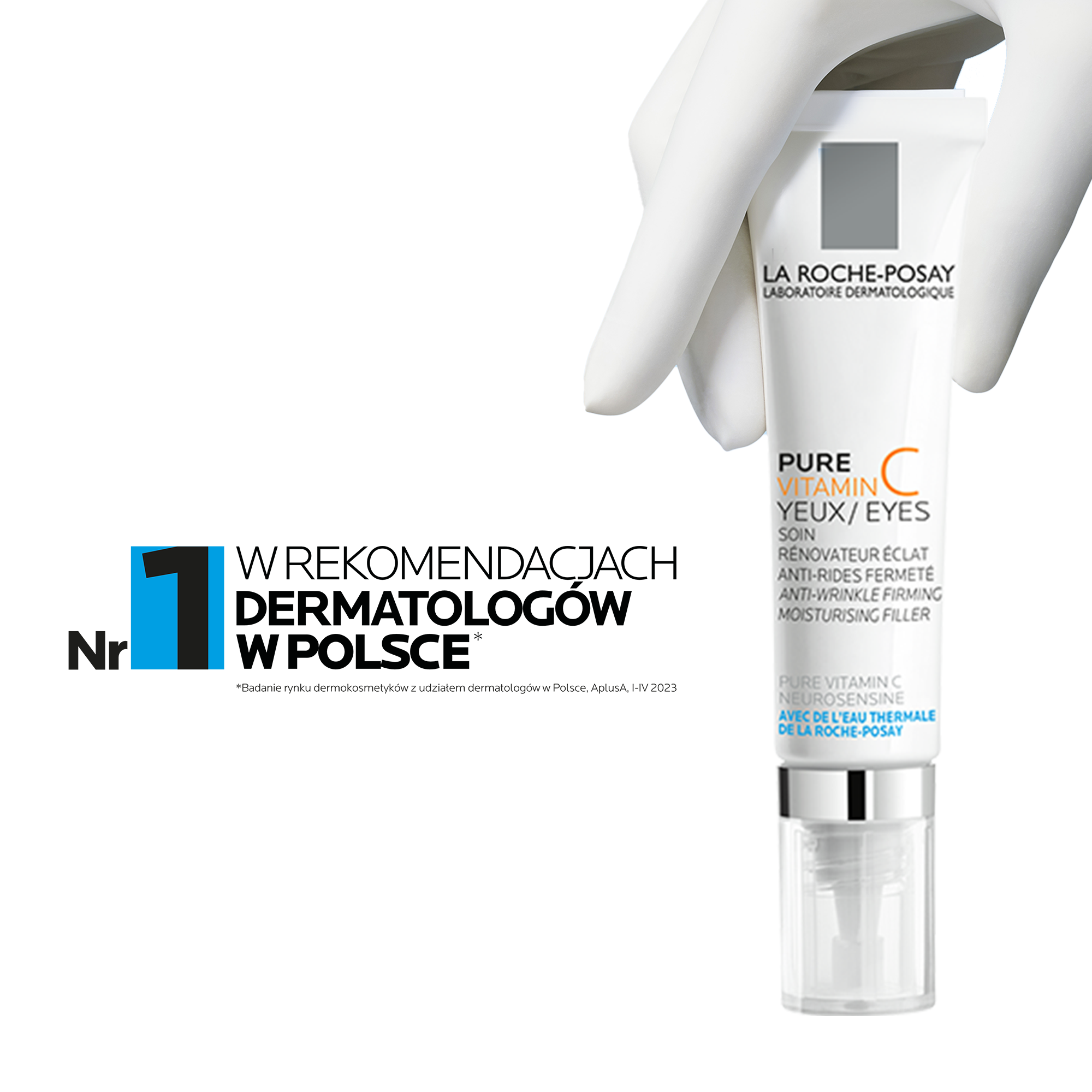 La Roche Posay Redermic C intensywnie ujędrniający krem pod oczy, 15 ml