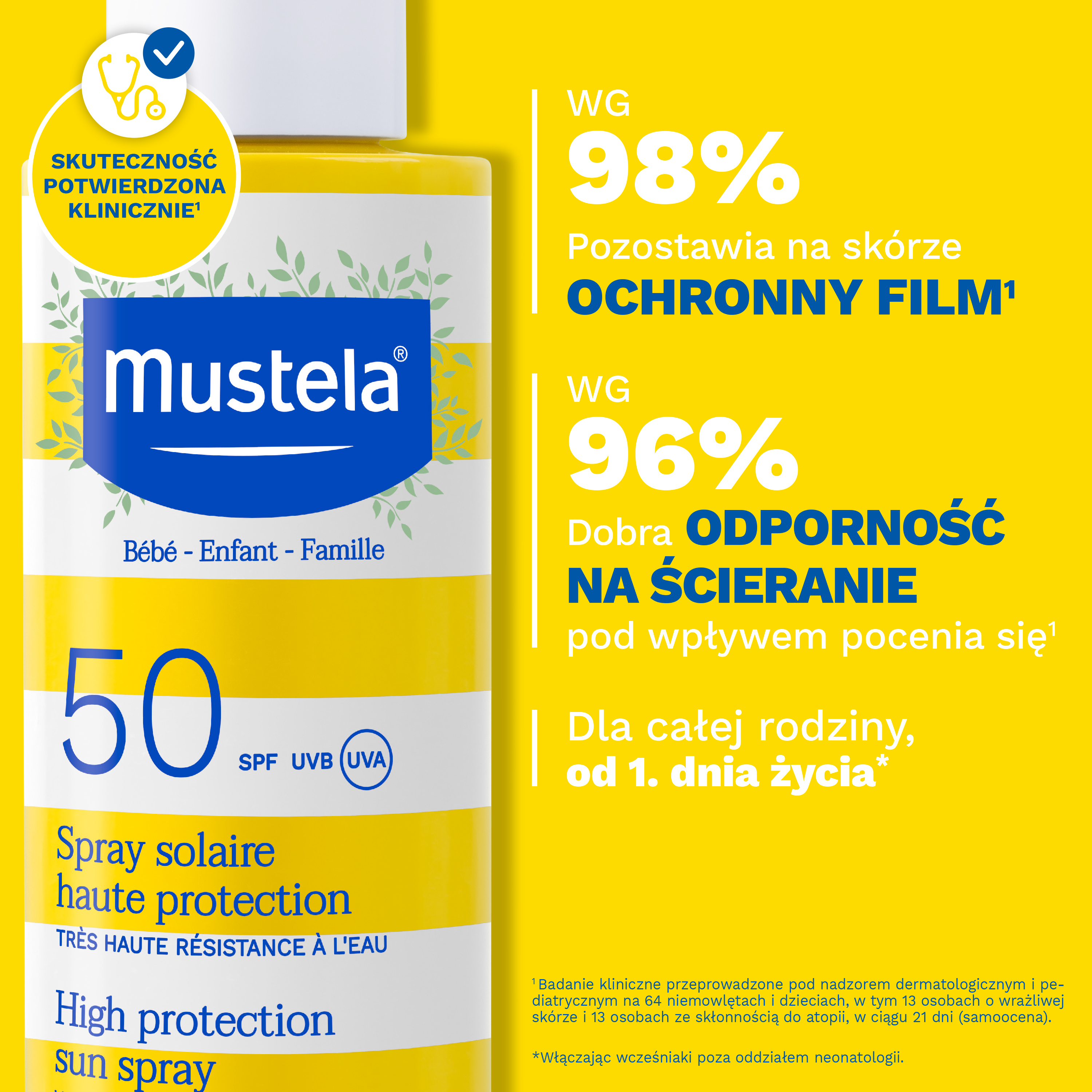 Mustela Sun Spray przeciwsłoneczny SPF50+ 200 ml