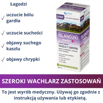 SYROP ISLANDZKI MEDIC+ Syrop z porostem islandzkim - 125 ml