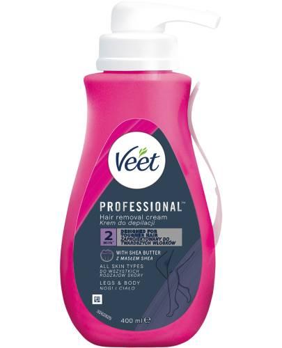 VEET PROFESSIONAL Krem do depilacji 2 min. dla każdego rodzaju skóry, 400 ml  zdjęcie