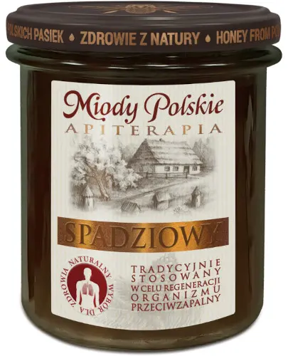 Miody Polskie miód spadziowy 400 g zdjęcie
