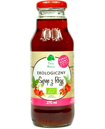 Dary Natury Syrop z płatków róży EKO, 270 ml cena, opinie, skład zdjęcie