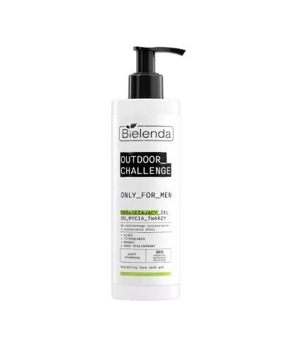 Bielenda Only For Men Outdoor Challenge, Odświeżający żel do mycia twarzy, 190 ml zdjęcie