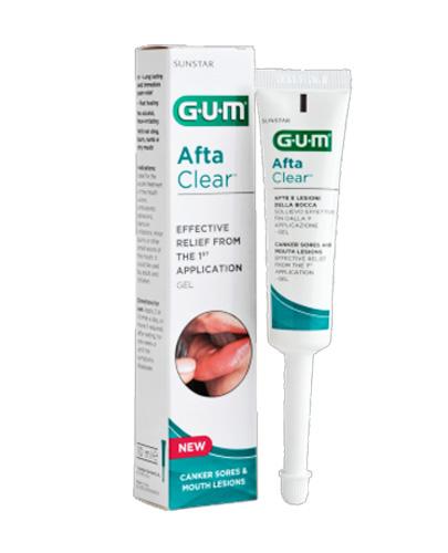 SUNSTAR GUM AFTA CLEAR Żel na afty - 10 ml zdjęcie