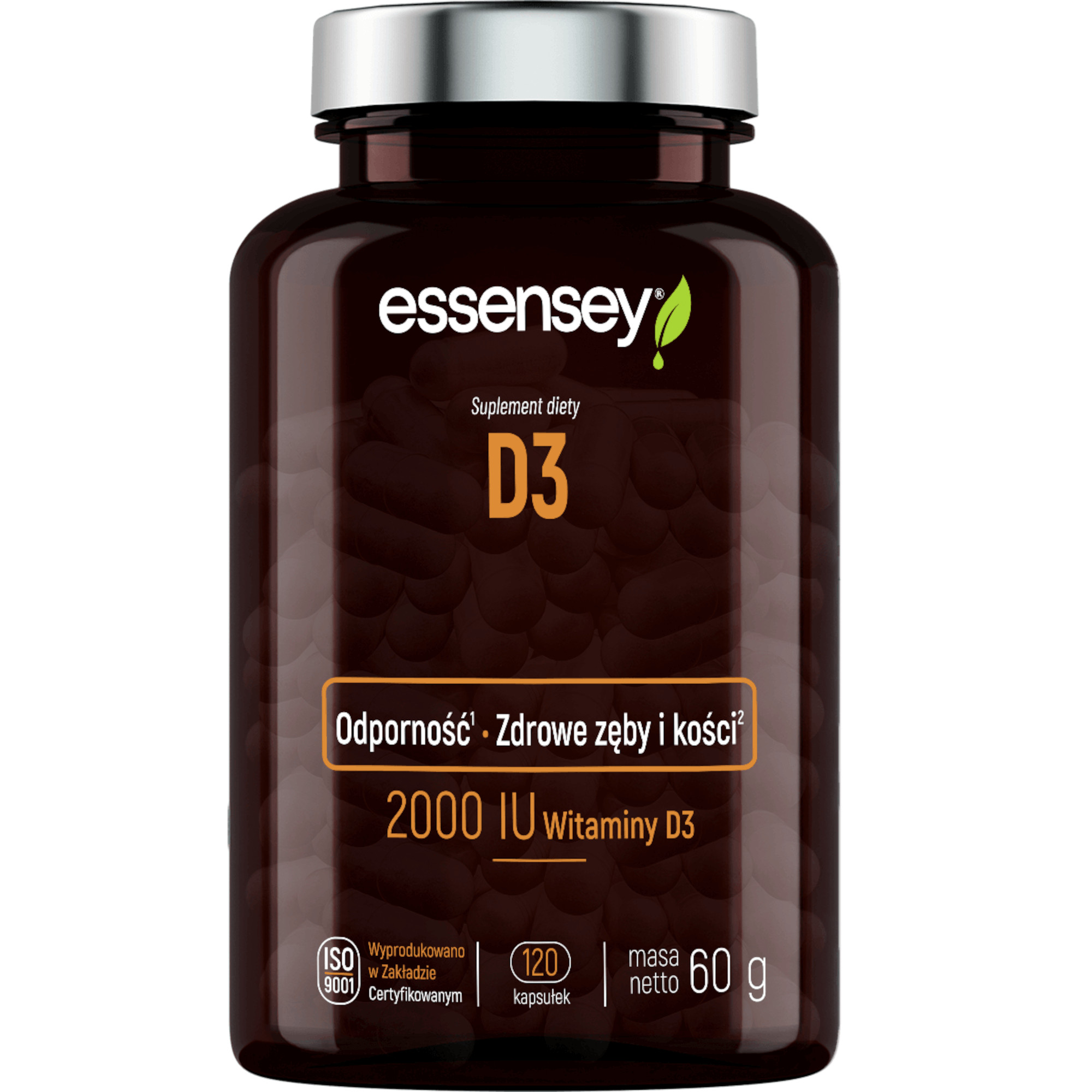 Essensey D3, kapsułki, 120 sztuk zdjęcie