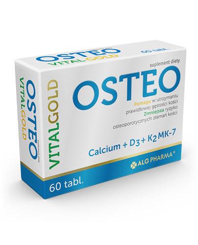 ALG PHARMA Osteo VitalGold - 60 tabl. - zdrowie kości - cena, dawkowanie, opinie  zdjęcie