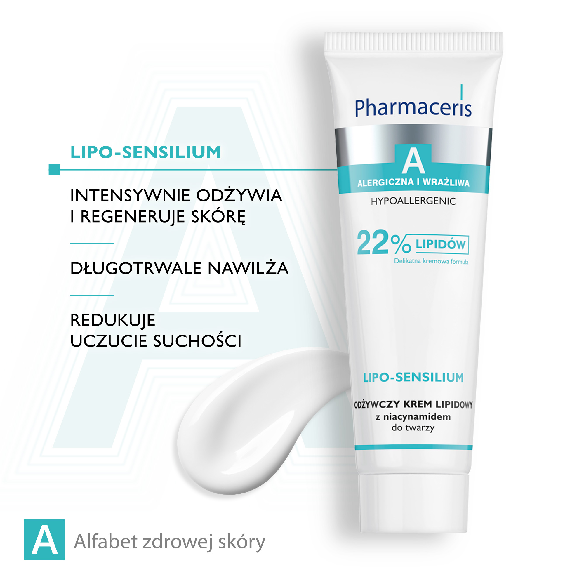 PHARMACERIS A LIPO-SENSILIUM, multilipidowy krem odżywczy do twarzy, 50 ml