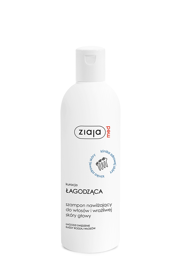Ziaja Med Kuracja Łagodząca szampon nawilżający do włosów i wrażliwej skóry głowy 300 ml
