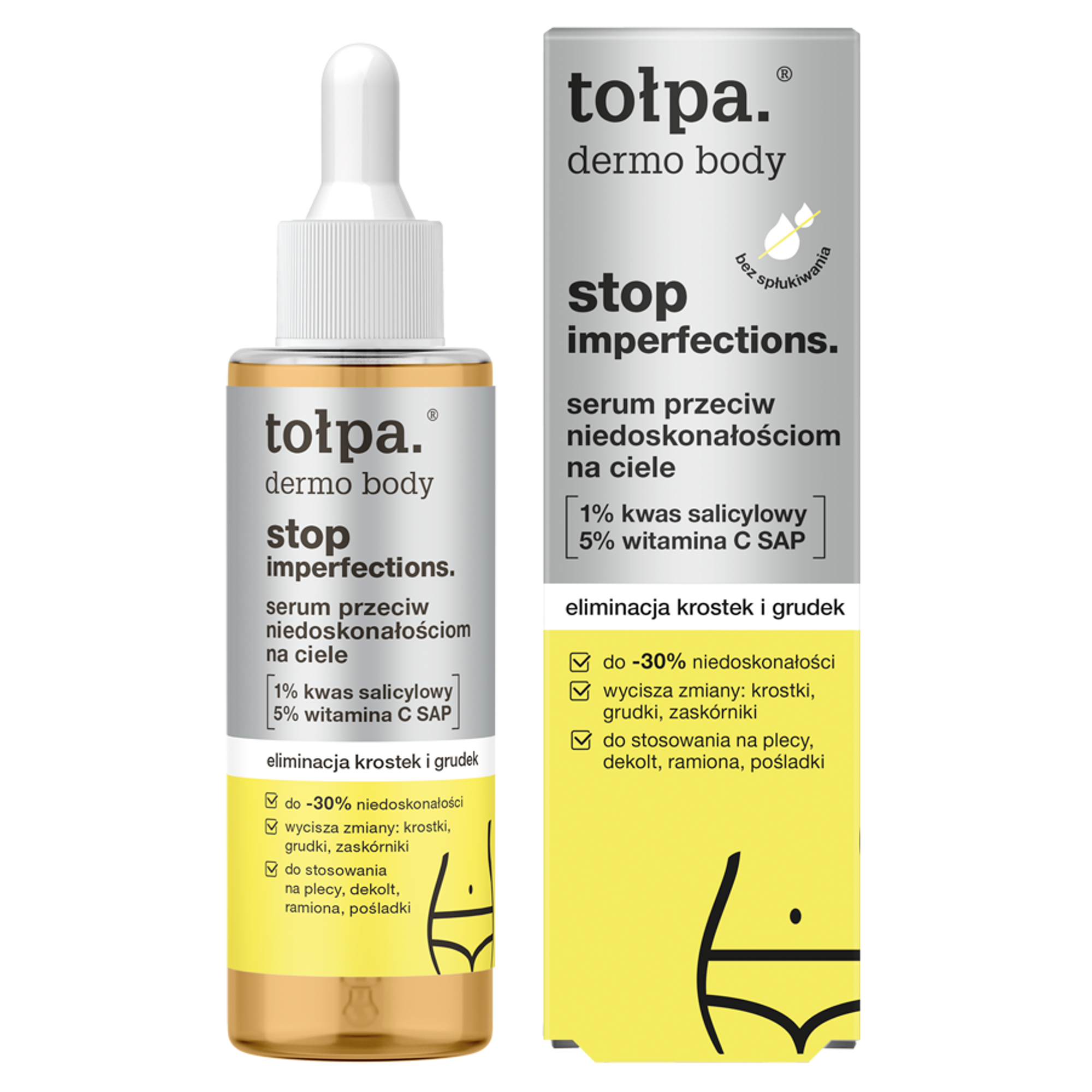 Tołpa Dermo Body Stop Imperfections, Żelowe serum na niedoskonałości z kwasem salicylowym, 100 ml zdjęcie