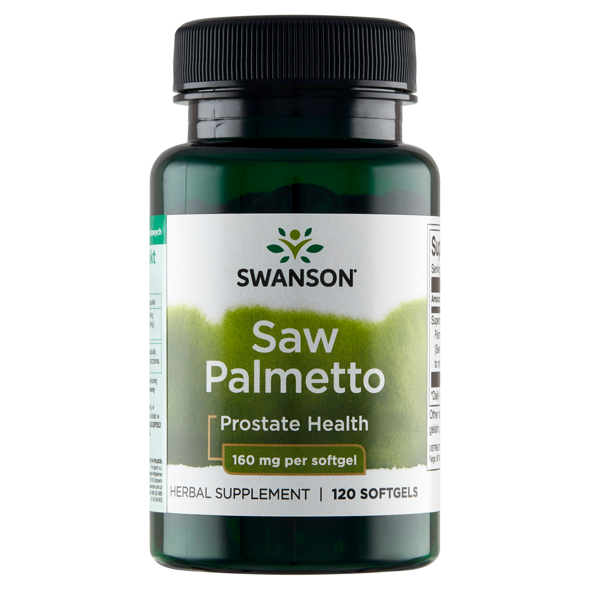 Swanson Saw Palmetto 160 mg 120 kapsułek zdjęcie