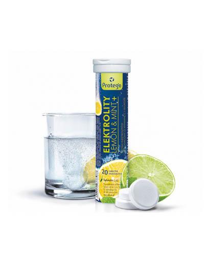 PROTEGO Elektrolity Lemon & Mint - 20 tabl. mus. zdjęcie