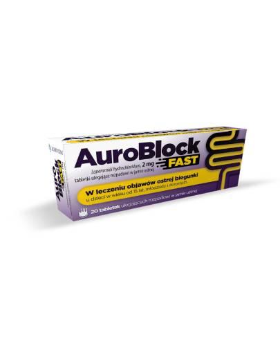 AuroBlock Fast 2mg, tabletki ulegające rozpadowi w jamie ustnej, 20 sztuk zdjęcie
