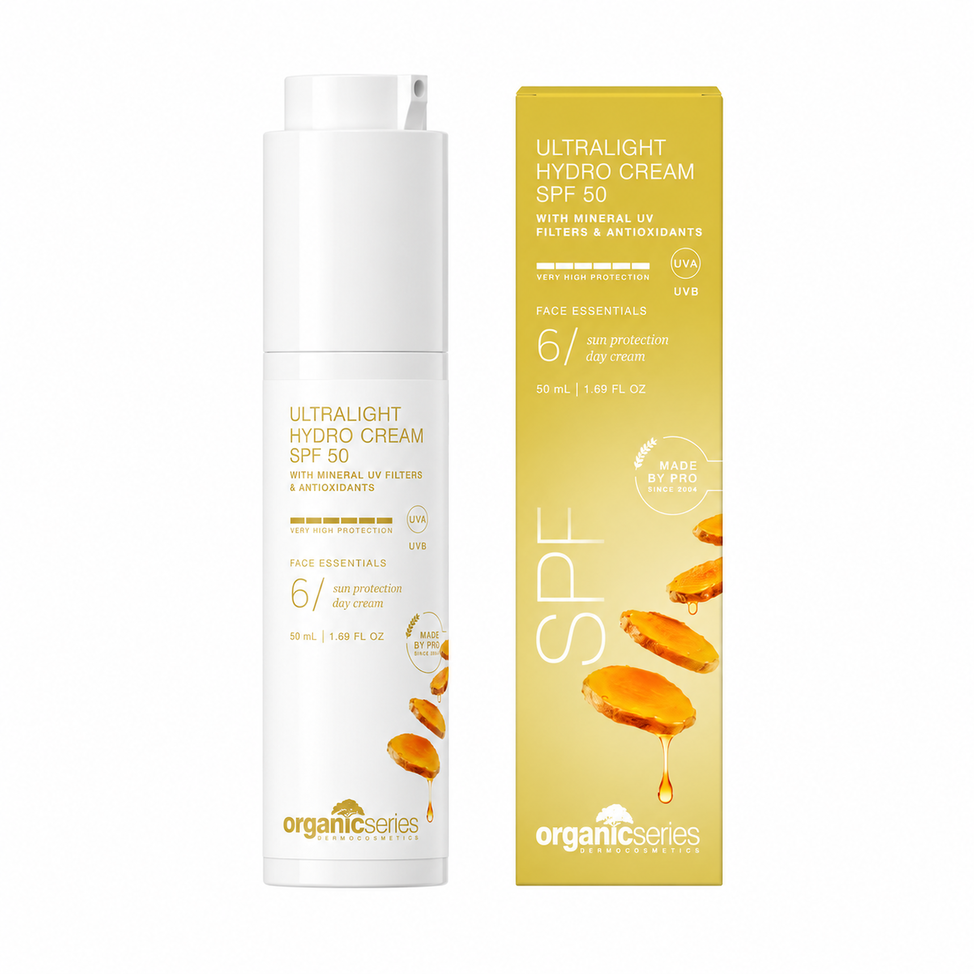 Organic Series Ultralekki krem nawilżający SPF50, 50 ml zdjęcie