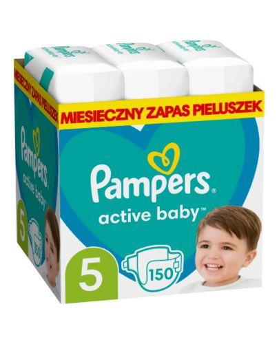 Pampers Pieluchy Active Baby rozmiar 5, 150 sztuk zdjęcie