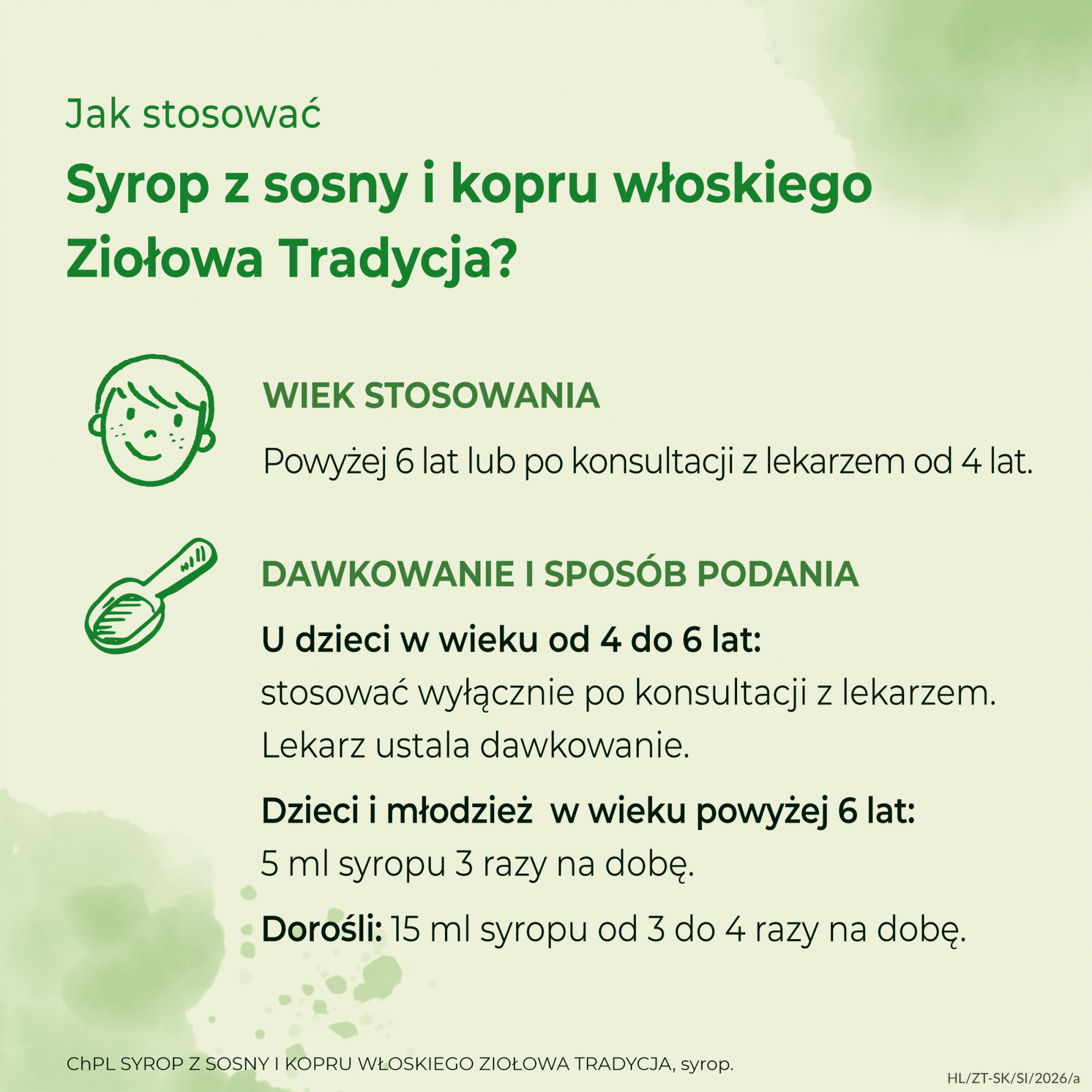 ZIOŁOWA TRADYCJA Syrop z sosny i kopru włoskiego, 125 g