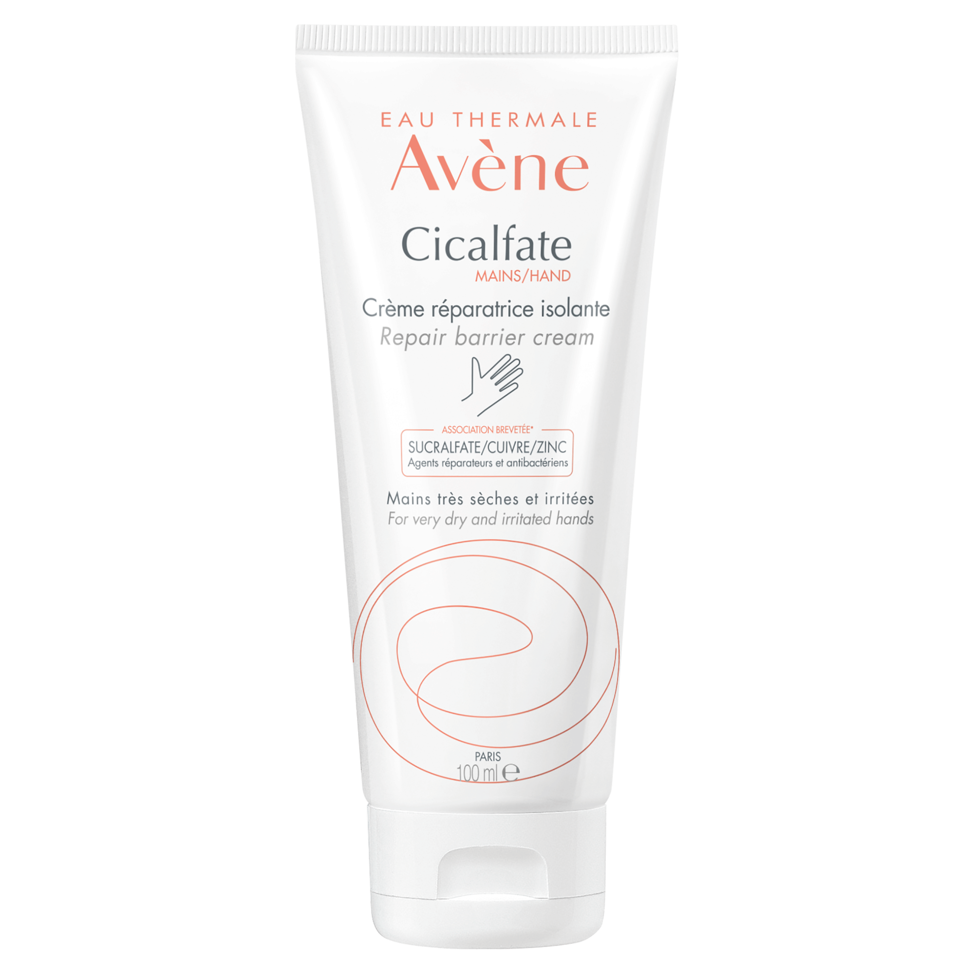 Avene Cicalfate Regenerujący Krem do rąk- efekt bariery, bardzo sucha, popękana skóra dłoni, 100 ml zdjęcie