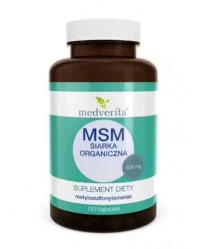 Medverita MSM siarka organiczna 120 kapsułek zdjęcie