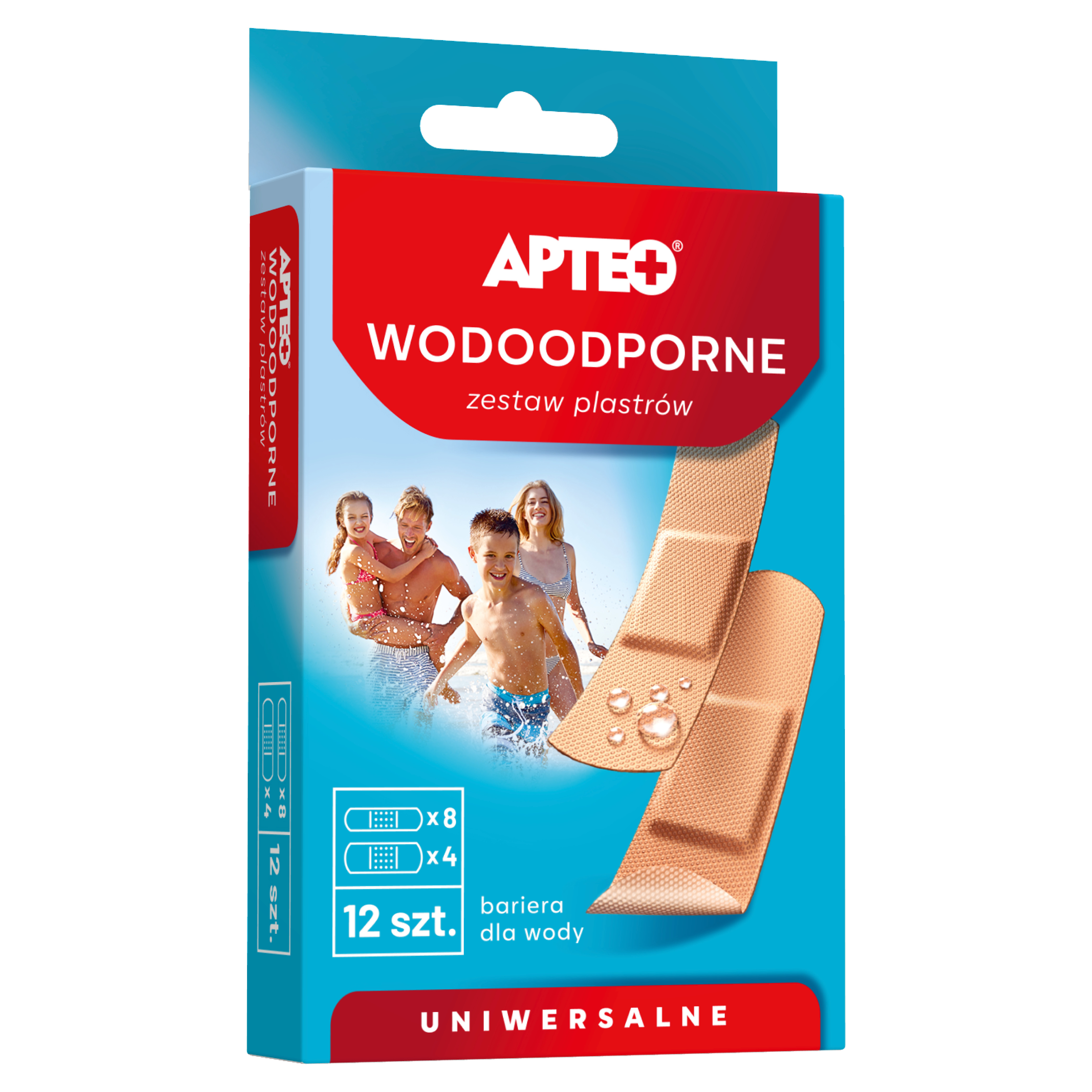 APTEO Wodoodporne zestaw plastrów 12 sztuk zdjęcie