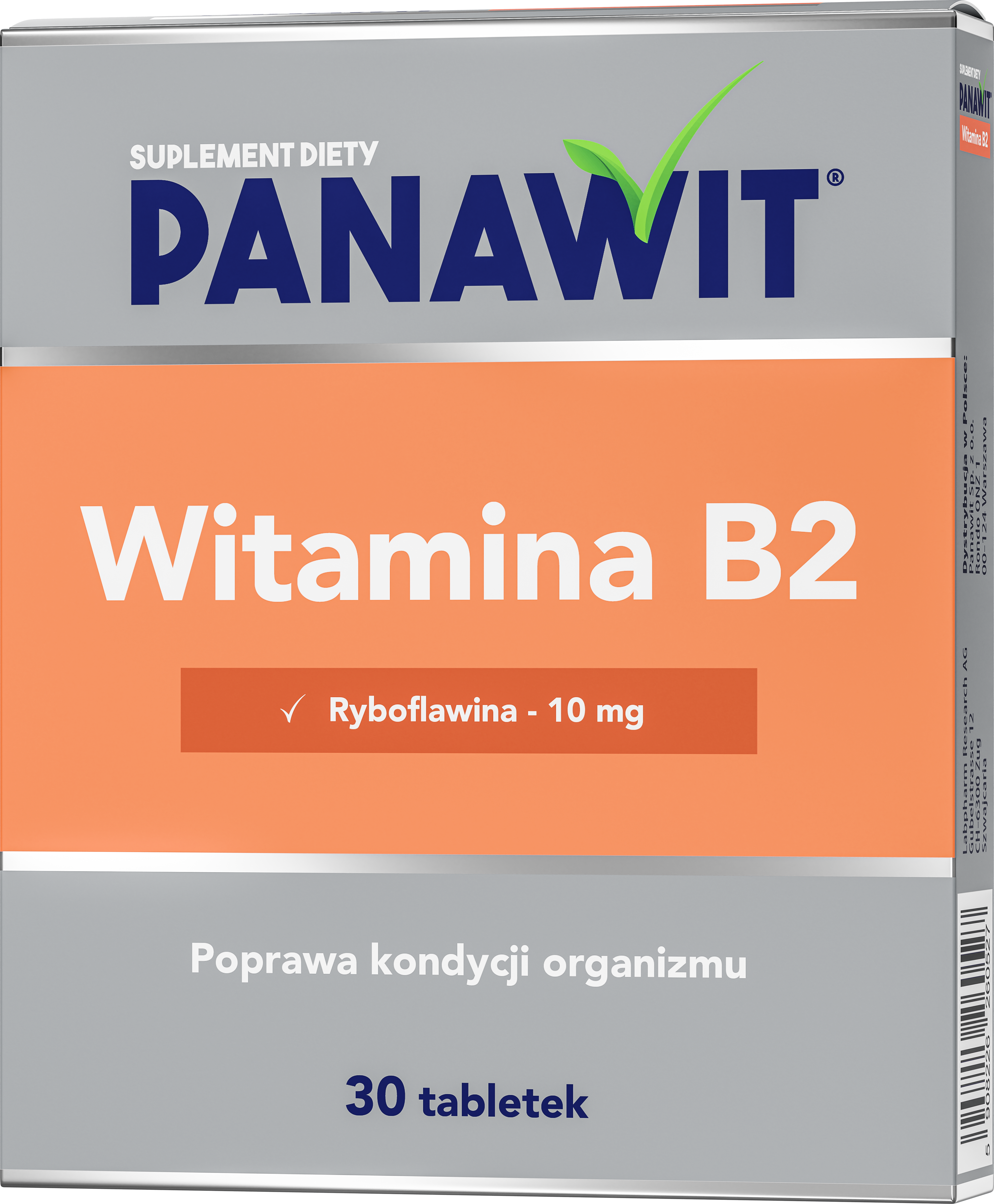 Panawit Witamina B2, tabletki, 30 sztuk