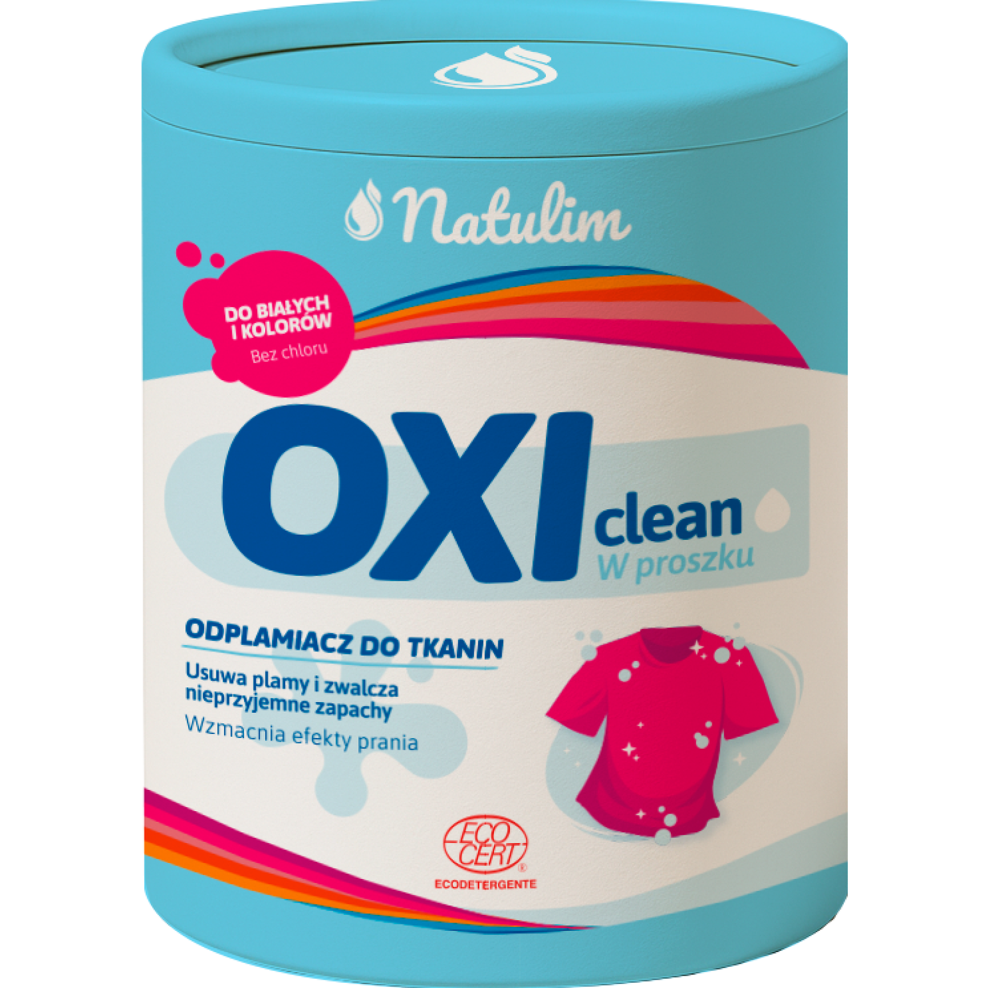 Natulim Oxi Clean Ekologiczny odplamiacz w proszku do kolorów, 500 g