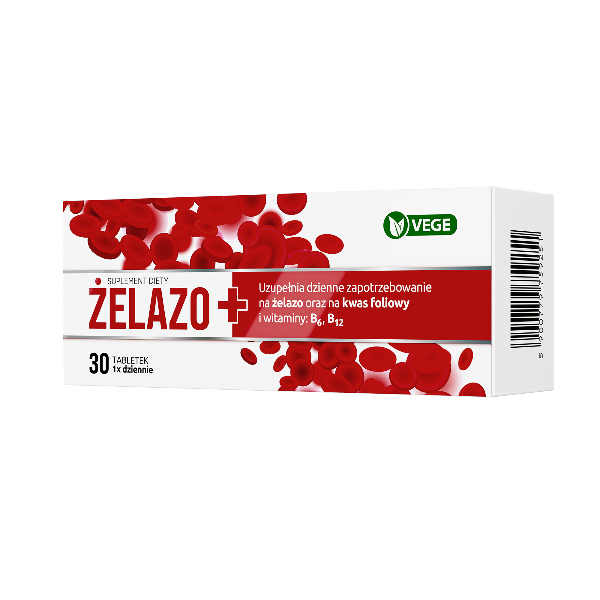 Żelazo+, tabletki, 30 sztuk