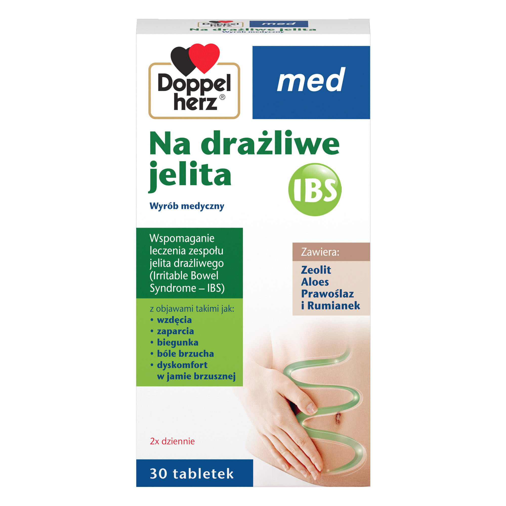 DoppelHerz Med na drażliwe jelita 30 tabletek zdjęcie