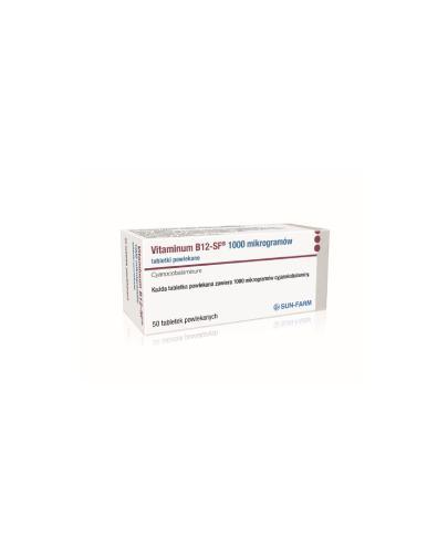 Vitaminum B12-SF 1000 mcg/ml, 50 tabletek zdjęcie