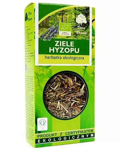 Dary Natury ziele hyzopu herbatka ekologiczna 50 g zdjęcie