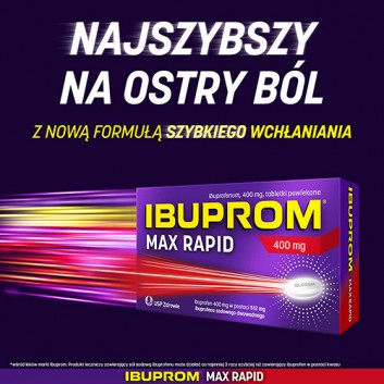 Ibuprom Max Rapid, 12 tabletek