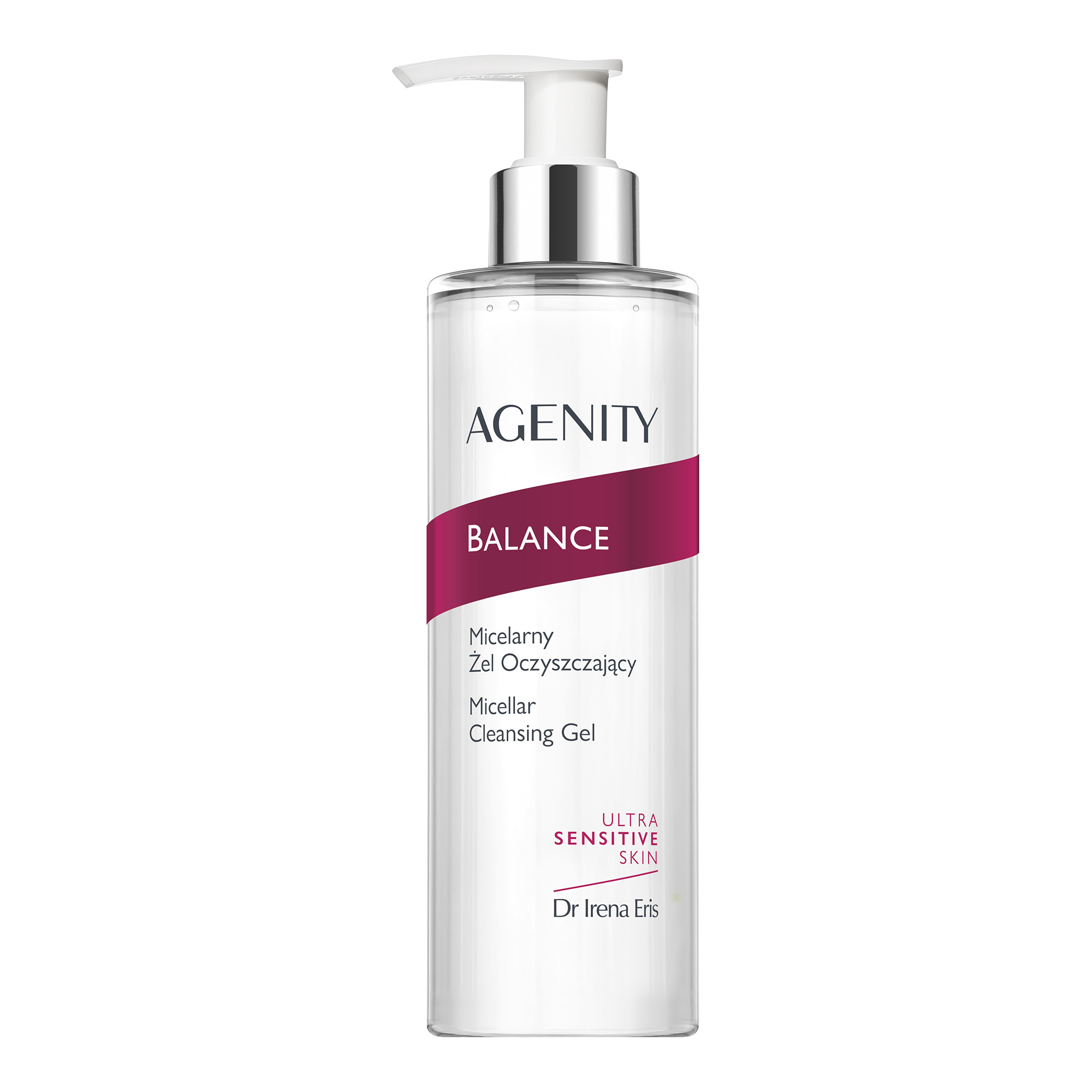 Agenity Balance, Żel micelarny oczyszczający do każdego rodzaju skóry, 190 ml zdjęcie